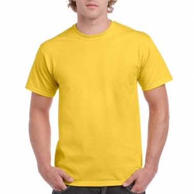 Set stuks geel katoenen shirt heren, maat: xl (/)