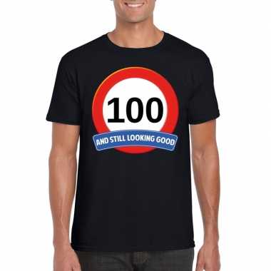 Verkeersbord jaar t-shirt zwart heren 10107083