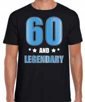 And legendary verjaardag cadeau t-shirt jaar zwart heren 10222487