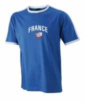 Blauw voetbalshirt frankrijk heren