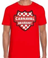 Carnaval verkleed t-shirt brabant rood heren