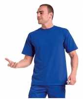 Heren blauw grote maten t-shirt xl 10047292
