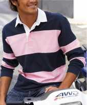 Heren grote maten rugbyshirt xl