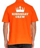 Koningsdag poloshirt kingsday crew heren