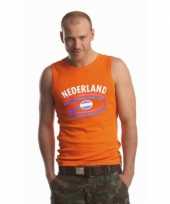 Oranje heren singlet nederland shirt