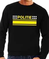 Politie logo sweater zwart heren shirt