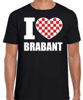 Zwart i love brabant t-shirt heren